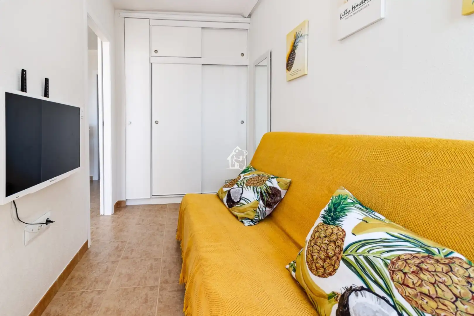 Sala d'estar de Planta baixa de lloguer en Torrevieja amb Aire condicionat, Terrassa i Piscina