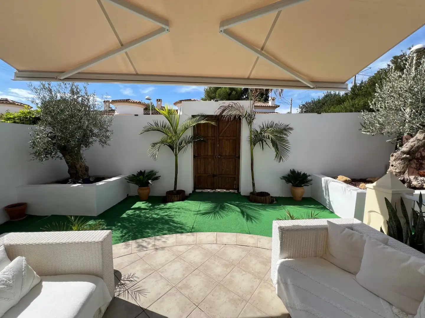 Terrace of Detached homes for sale in El Campello  with Air Conditioner, Private garden and Balcony
