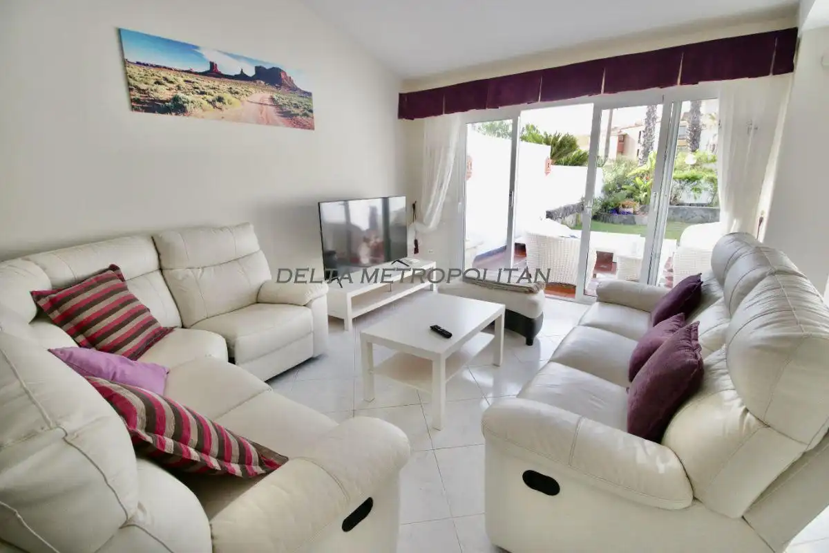 Sala de estar de Casa o chalet de alquiler en San Miguel de Abona con Terraza, Amueblado y Piscina comunitaria