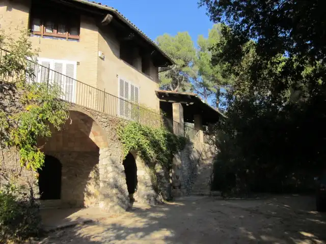Vista exterior de Finca rústica en venta en Castellar del Vallès con Jardín privado, Terraza y Piscina