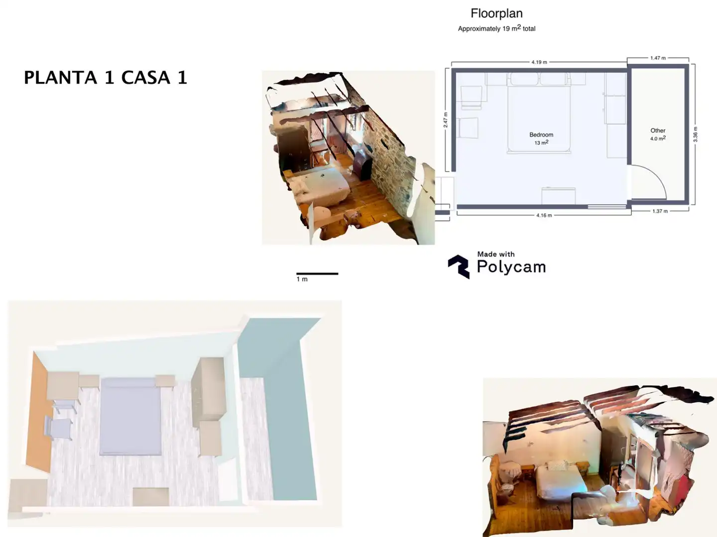 Habitación de Casa o chalet en venta en Pesaguero con Calefacción, Terraza y Amueblado