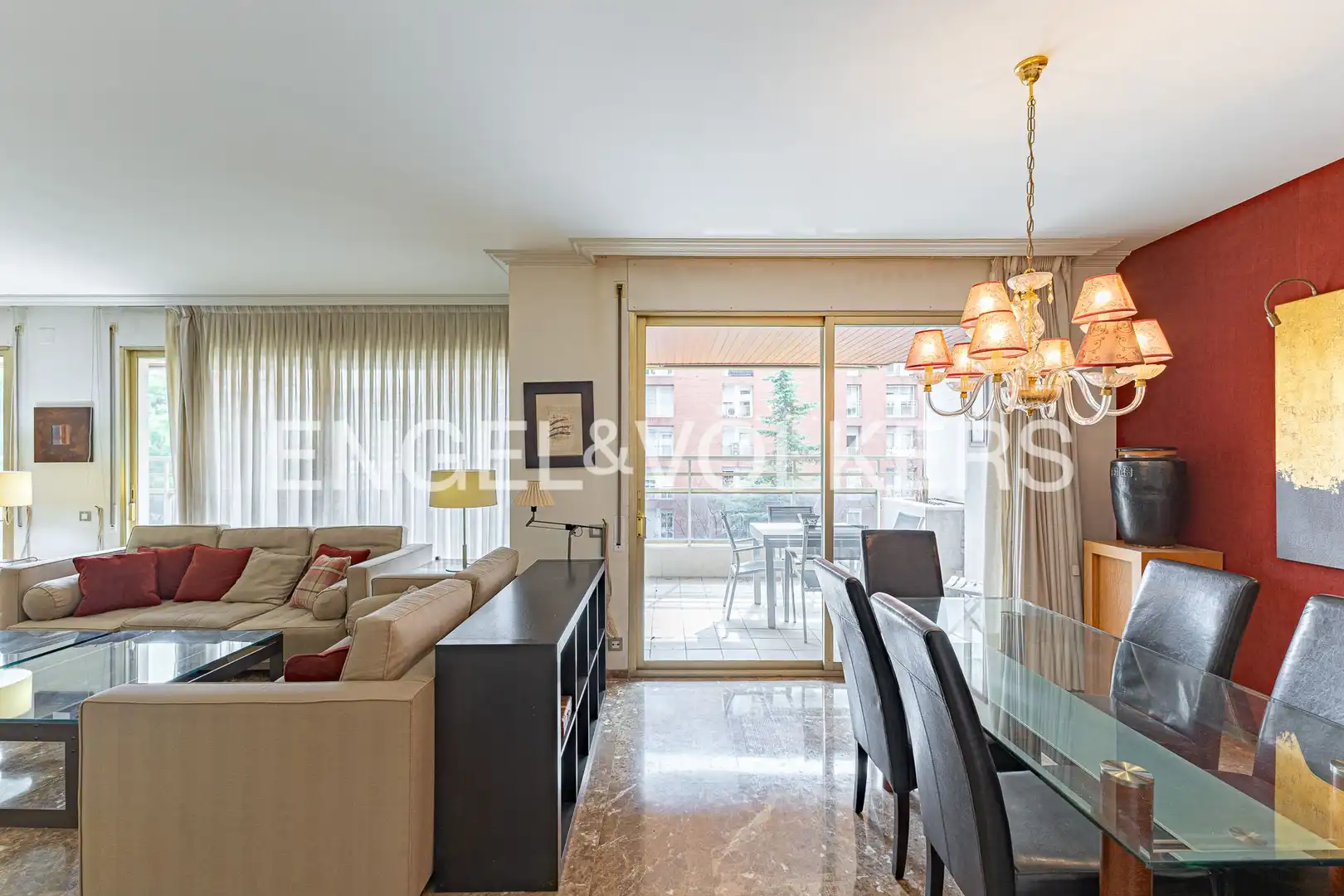 Dining room of Flat for sale in Barcelona  with Air Conditioner, Heating and Private garden