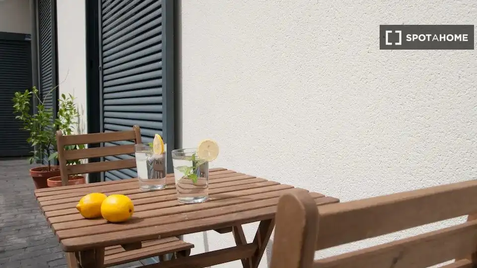 Terrace of Flat for rent in Madrid  with Air Conditioner, Heating and Furnished