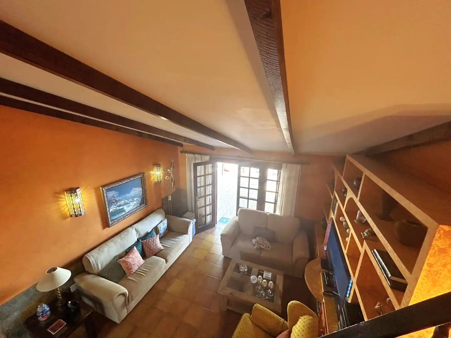Living room of Detached homes for sale in San Miguel de Abona  with Private garden, Terrace and Furnished