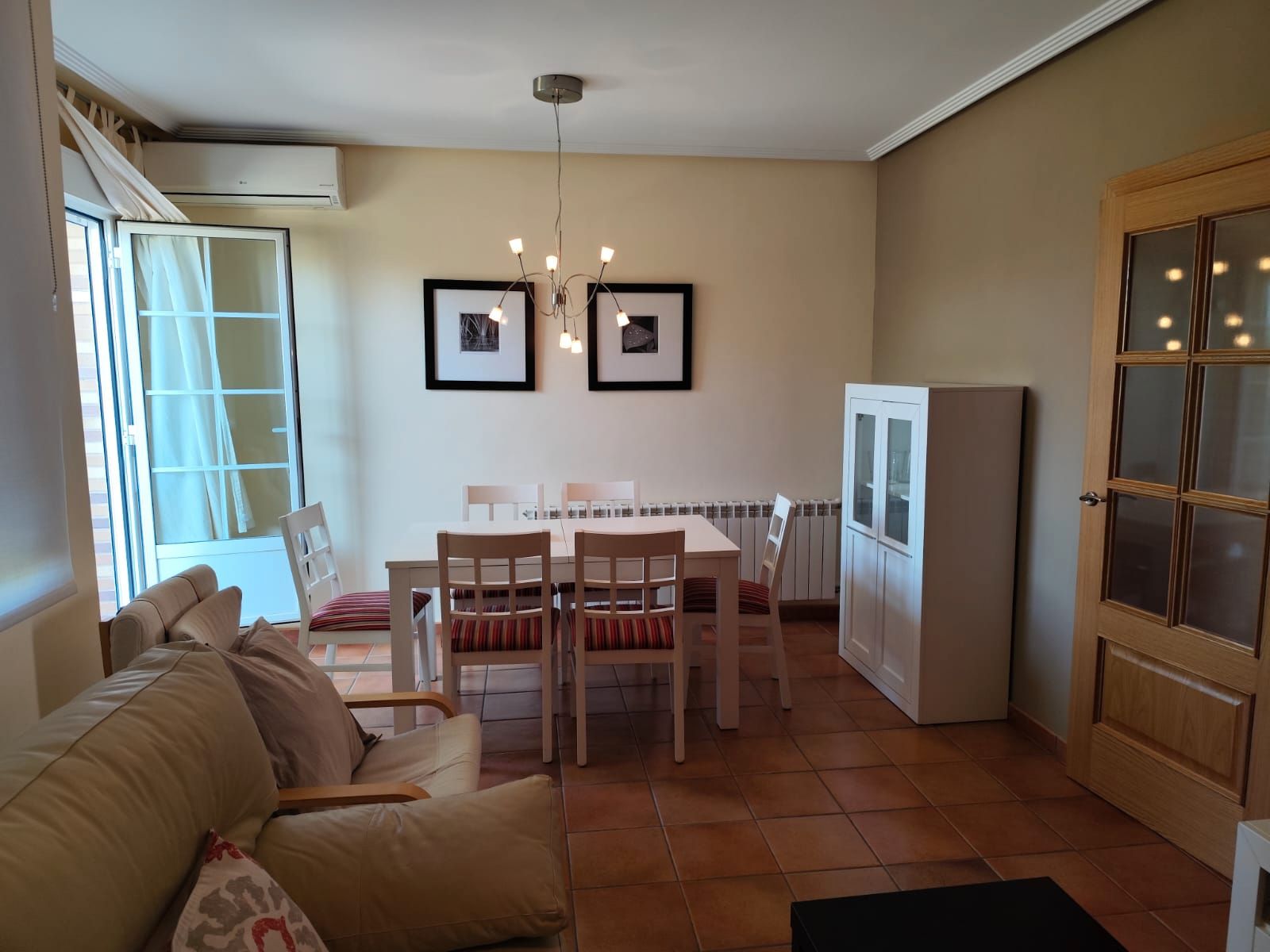 Dining room of Flat to rent in Zafra  with Air Conditioner, Heating and Terrace