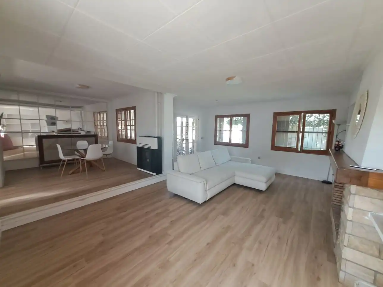Wohnzimmer von Haus oder Chalet zur Miete in Mutxamel mit Klimaanlage, Terrasse und Schwimmbad