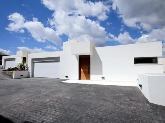 Vista exterior de Casa o chalet de alquiler en Altea con Aire acondicionado, Jardín privado y Terraza