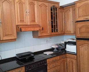 Kitchen of Flat for sale in Santiago de Compostela   with Heating and Terrace