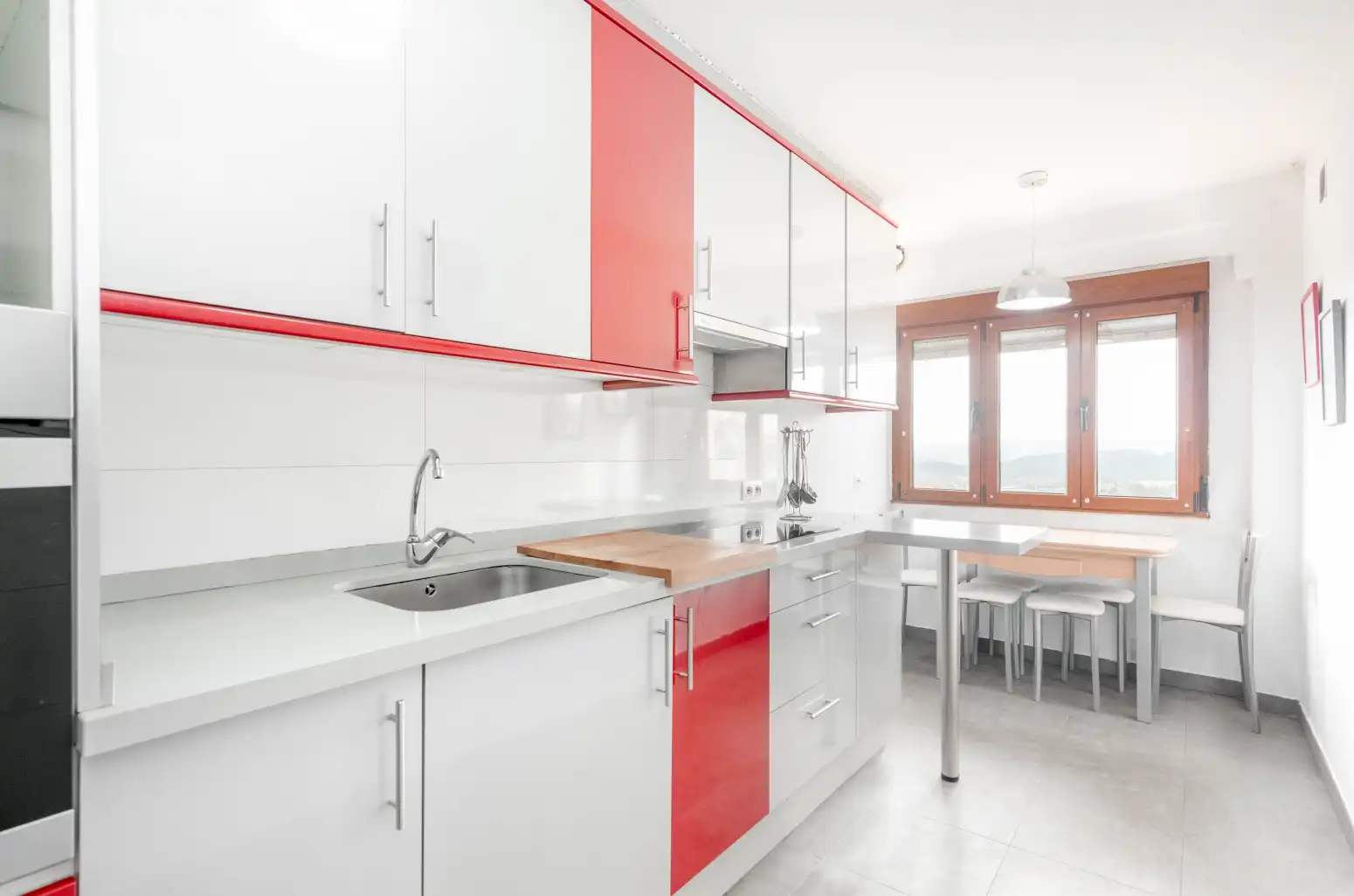 Kitchen of Flat for sale in Tineo  with Heating, Parquet flooring and Furnished