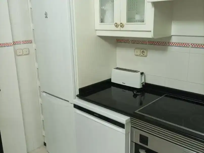 Cuina de Pis de lloguer en Mazarrón amb Aire condicionat i Moblat