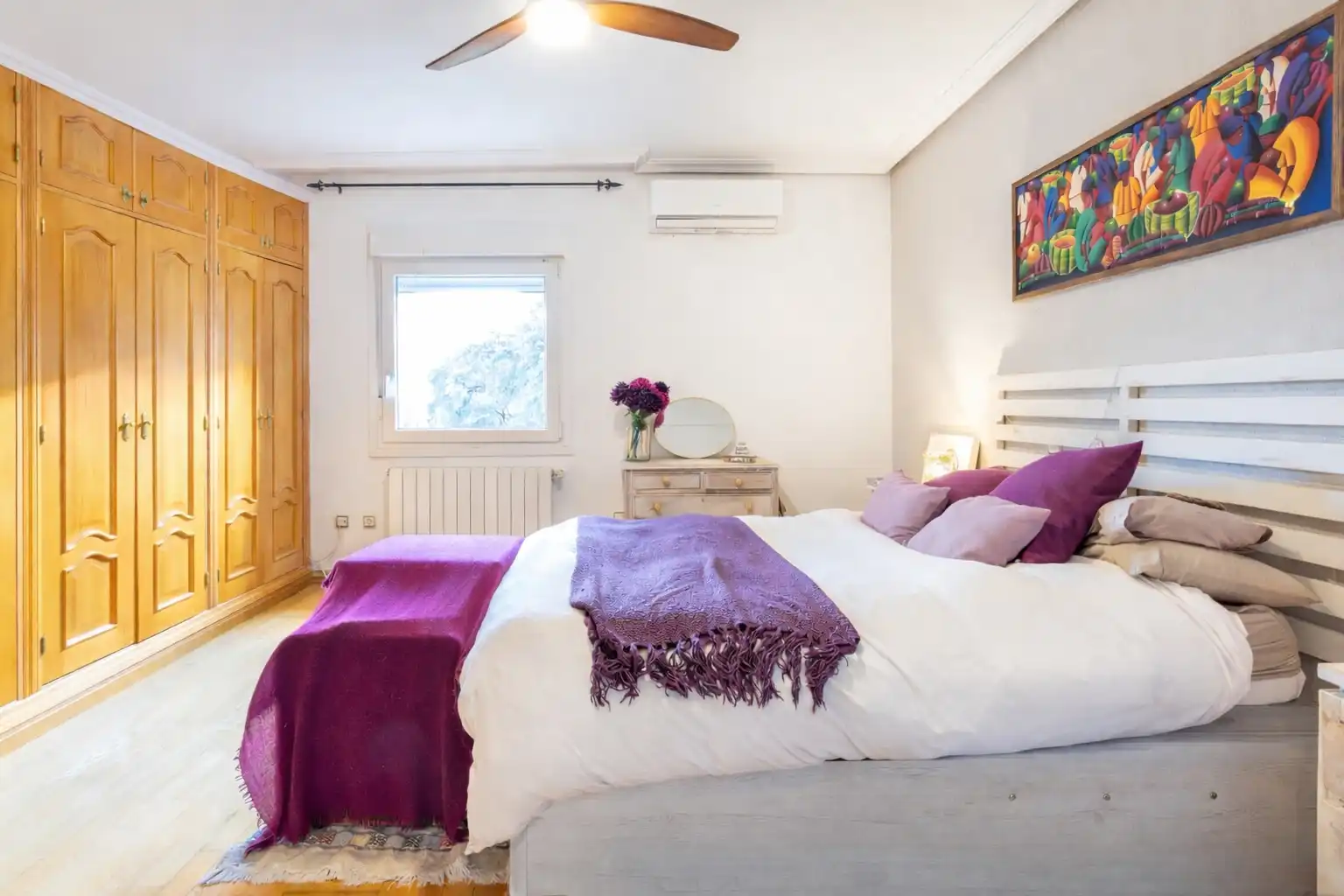 Bedroom of Houses for sale in Villanueva de la Cañada  with Air Conditioner, Heating and Private garden