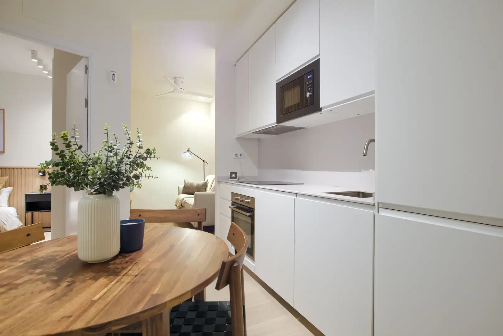Kitchen of Flat for rent in Madrid  with Heating and Balcony