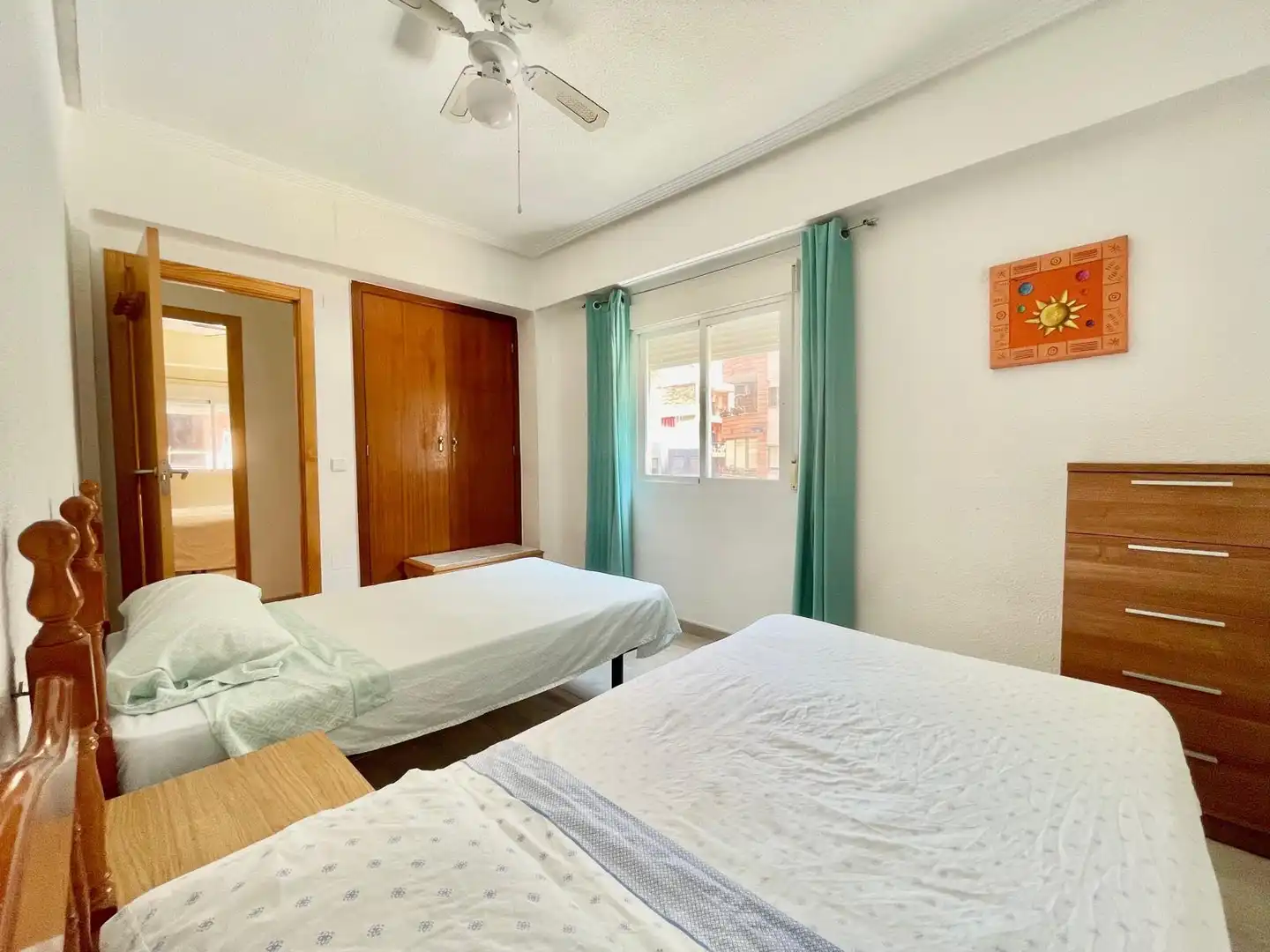 Bedroom of Apartments for rent in Torrevieja  with Air Conditioner, Heating and Furnished