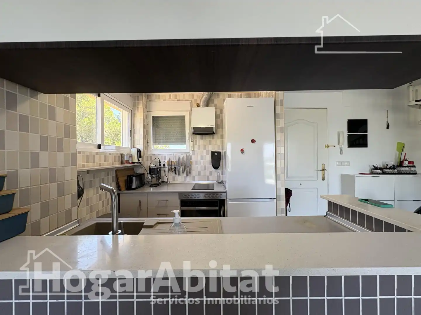 Cocina de Casa o chalet en venta en Almiserà con Aire acondicionado, Calefacción y Terraza