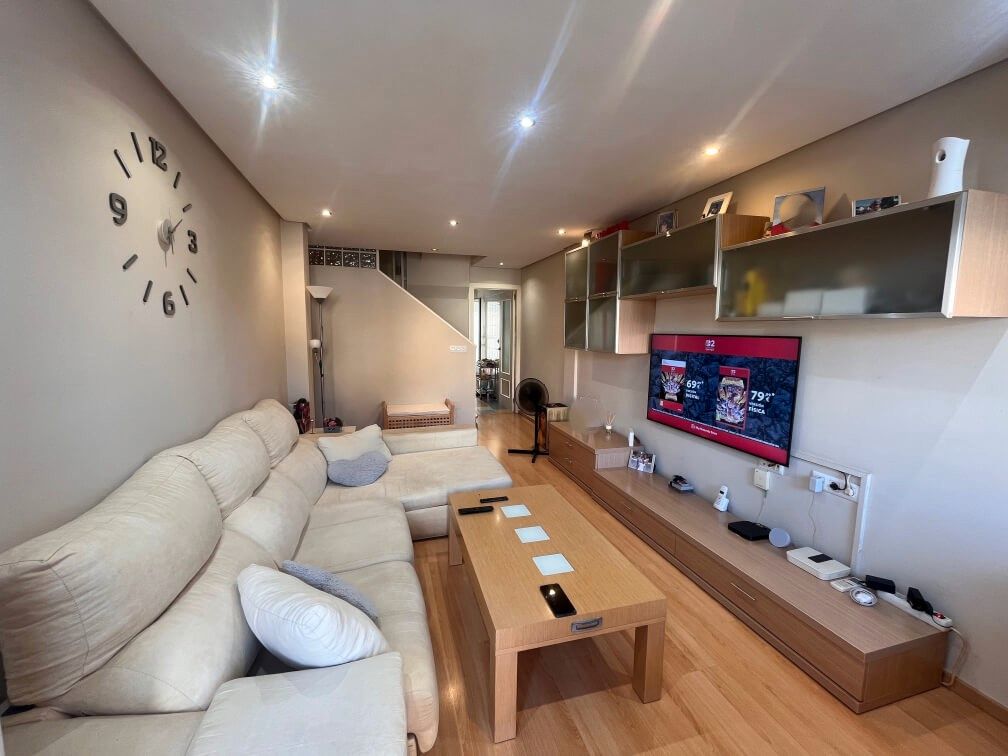 Living room of House or chalet for sale in Torre-Pacheco  with Air Conditioner, Private garden and Parquet flooring