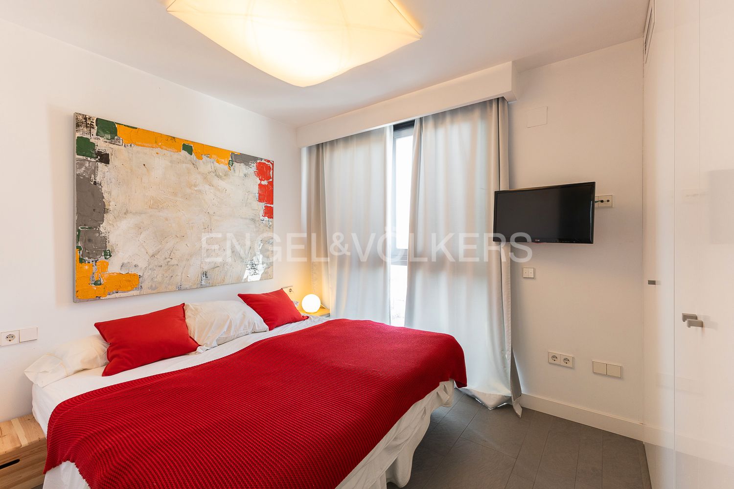 Dormitori de Apartament de lloguer en  Valencia Capital amb Aire condicionat, Calefacció i Terrassa