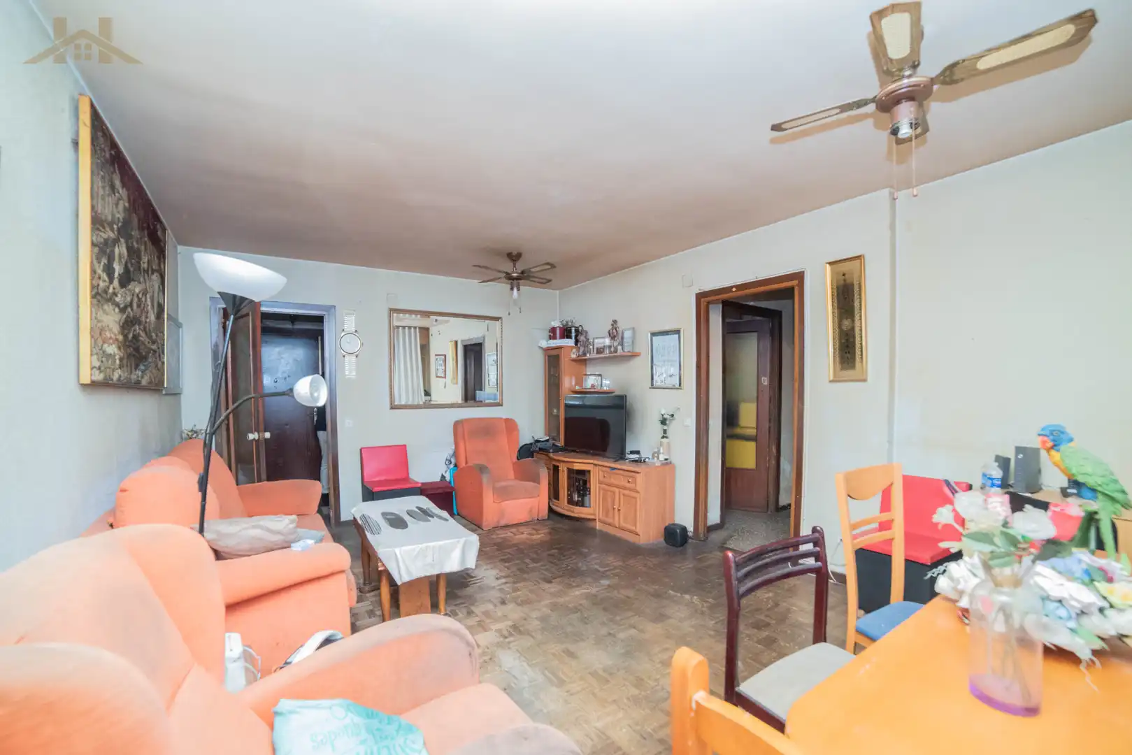 Sala de estar de Piso en venta en Móstoles con Calefacción, Terraza y Trastero