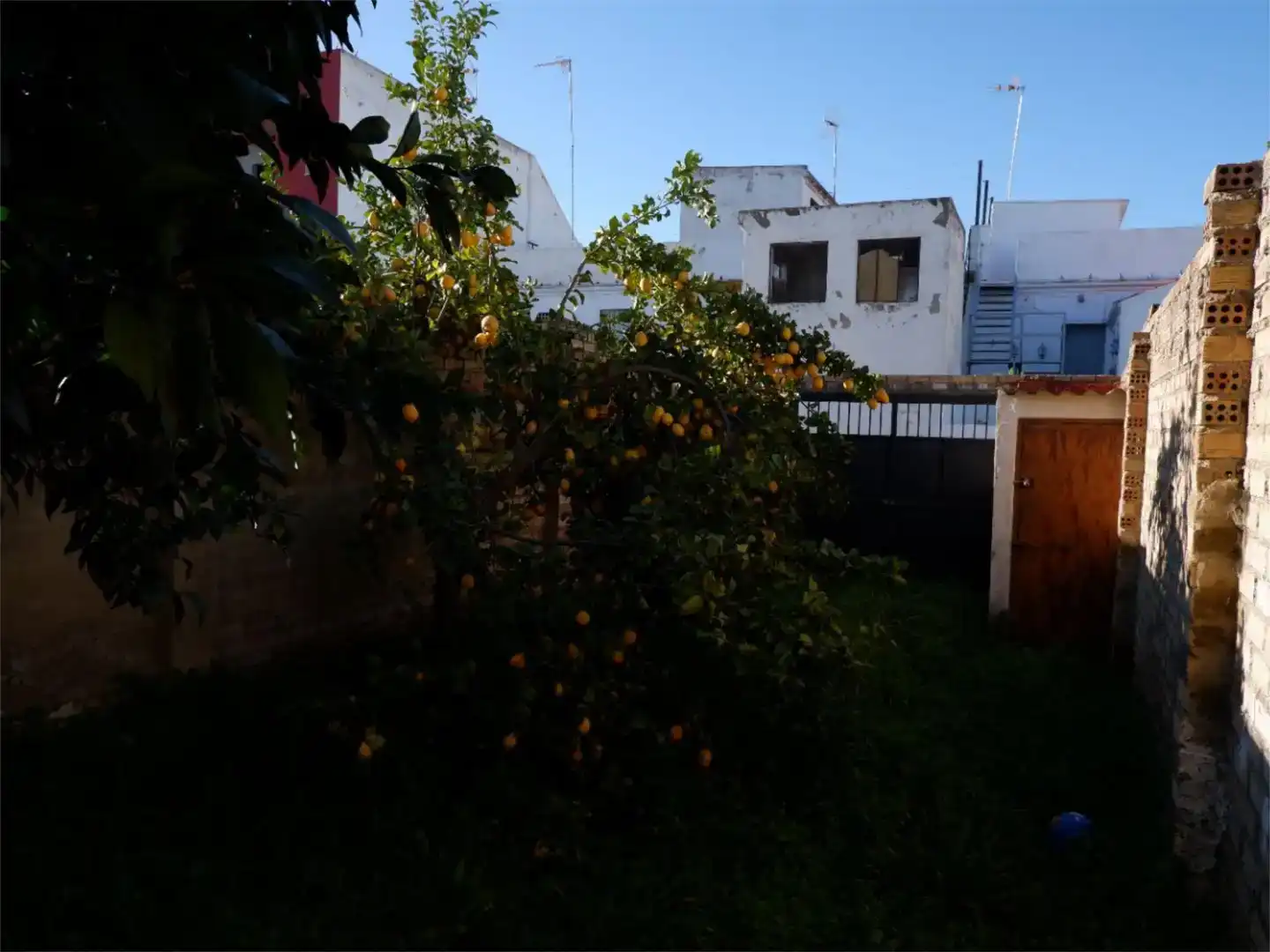 Jardí de Casa adosada en venda en Burguillos