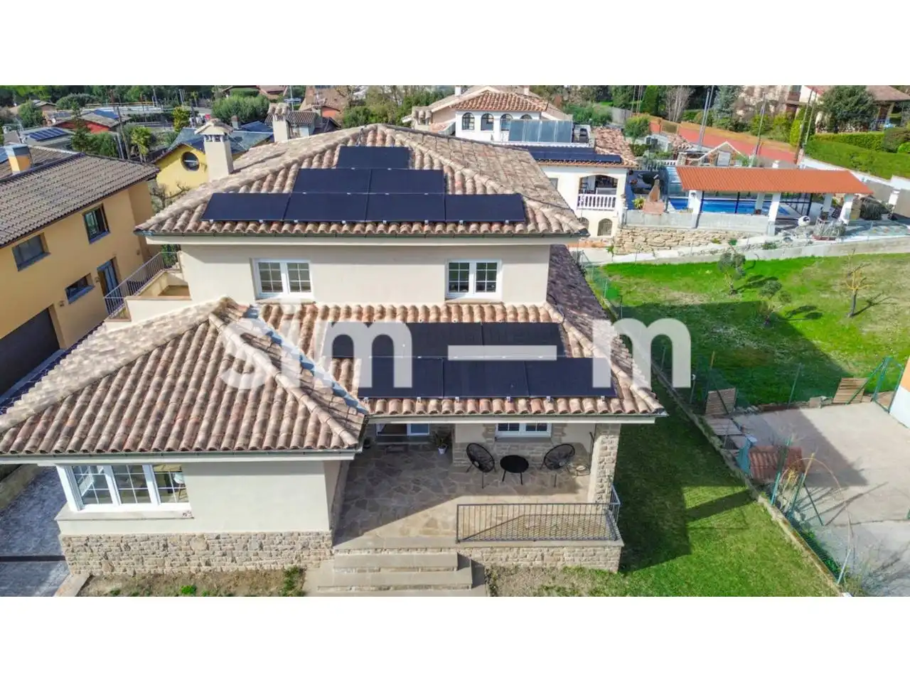 Vista exterior de Casa o xalet en venda en Taradell amb Aire condicionat, Calefacció i Jardí privat