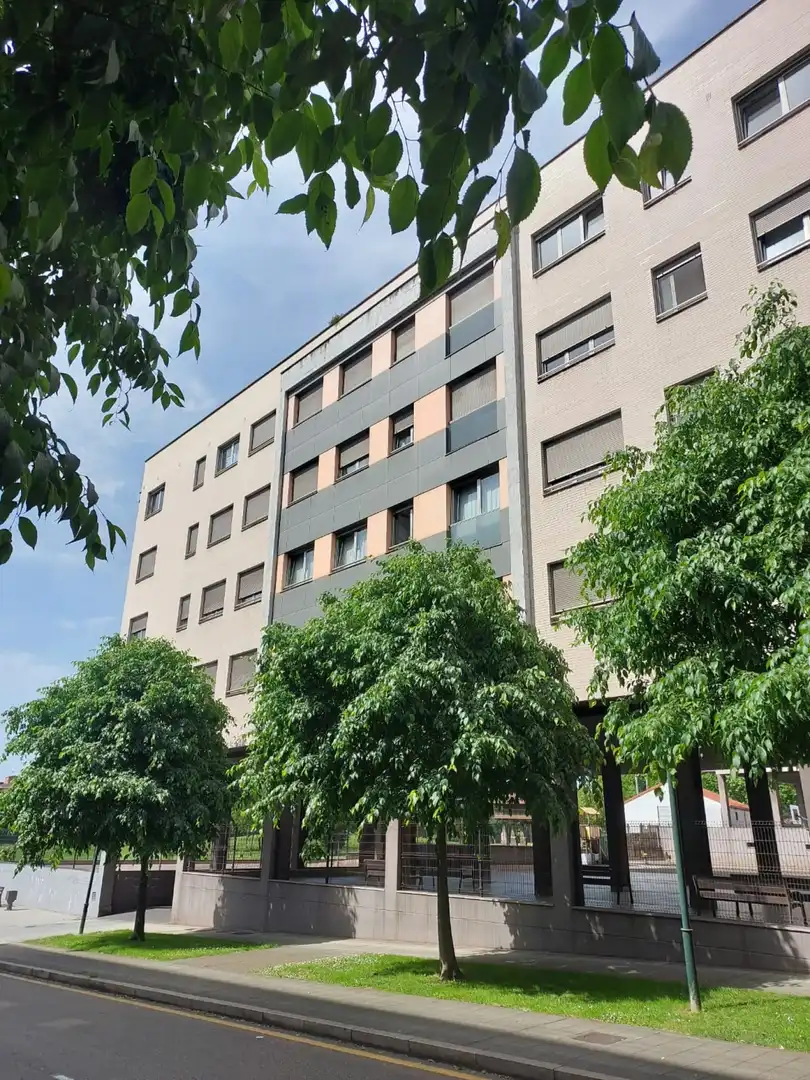 Vista exterior de Piso de alquiler en Gijón  con Calefacción, Jardín privado y Parquet