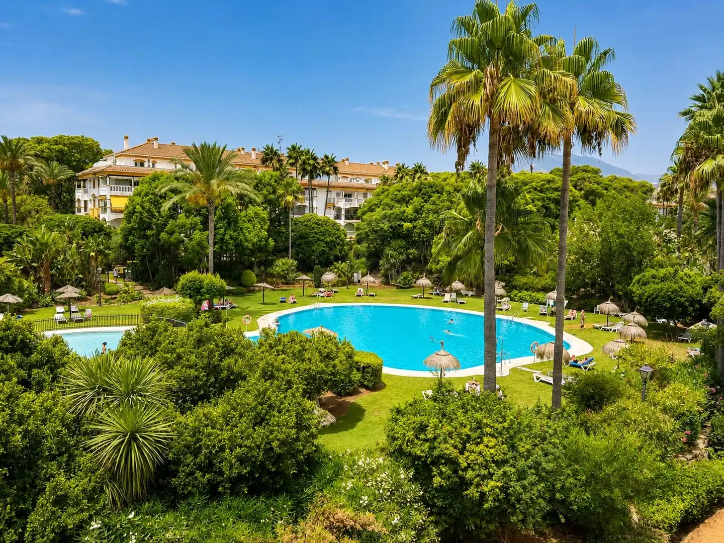 Jardín de Apartamento en venta en Marbella con Jardín privado y Piscina comunitaria