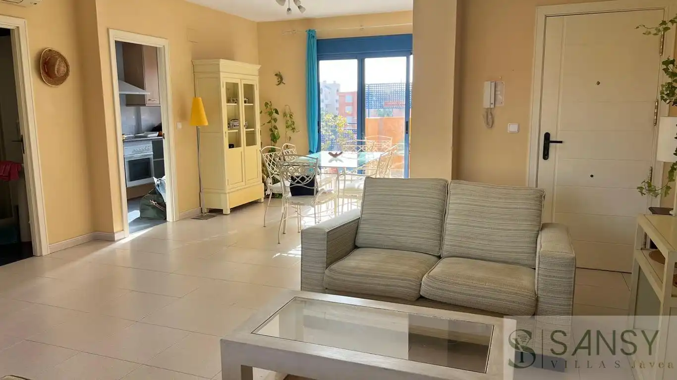 Living room of Attic for sale in Dénia  with Air Conditioner, Storage room and Community pool