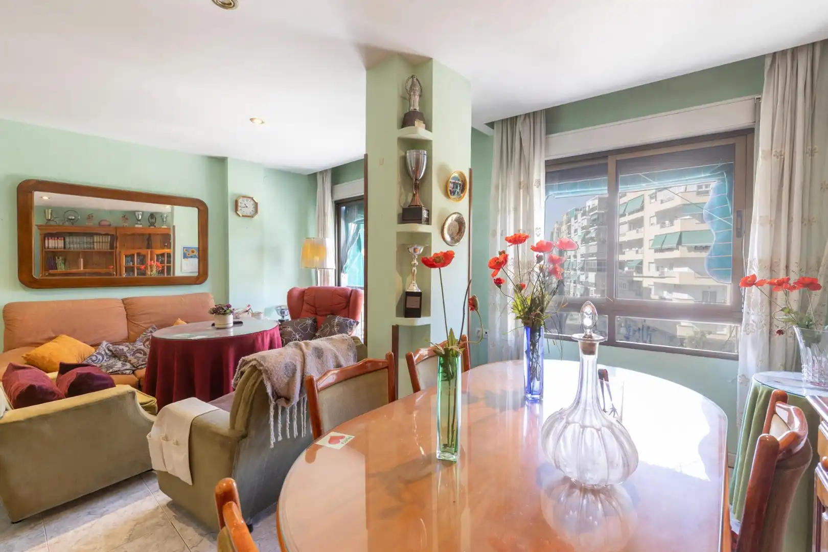 Esszimmer von Wohnung zum Verkauf in Granada mit Balkon