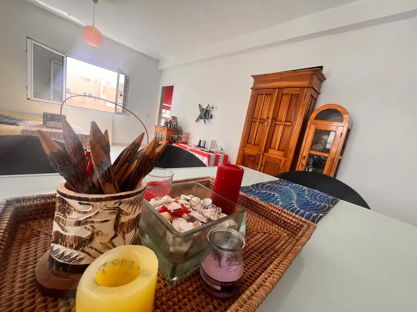 Sala de estar de Piso de alquiler en Las Palmas de Gran Canaria con Amueblado y Balcón