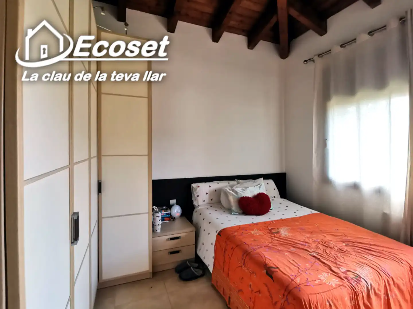 Bedroom of Houses for sale in Corbera de Llobregat  with Heating, Private garden and Parquet flooring