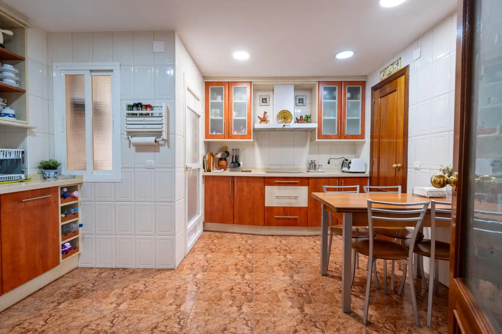 Kitchen of Flat for sale in Almería  with Air Conditioner, Storage room and Balcony