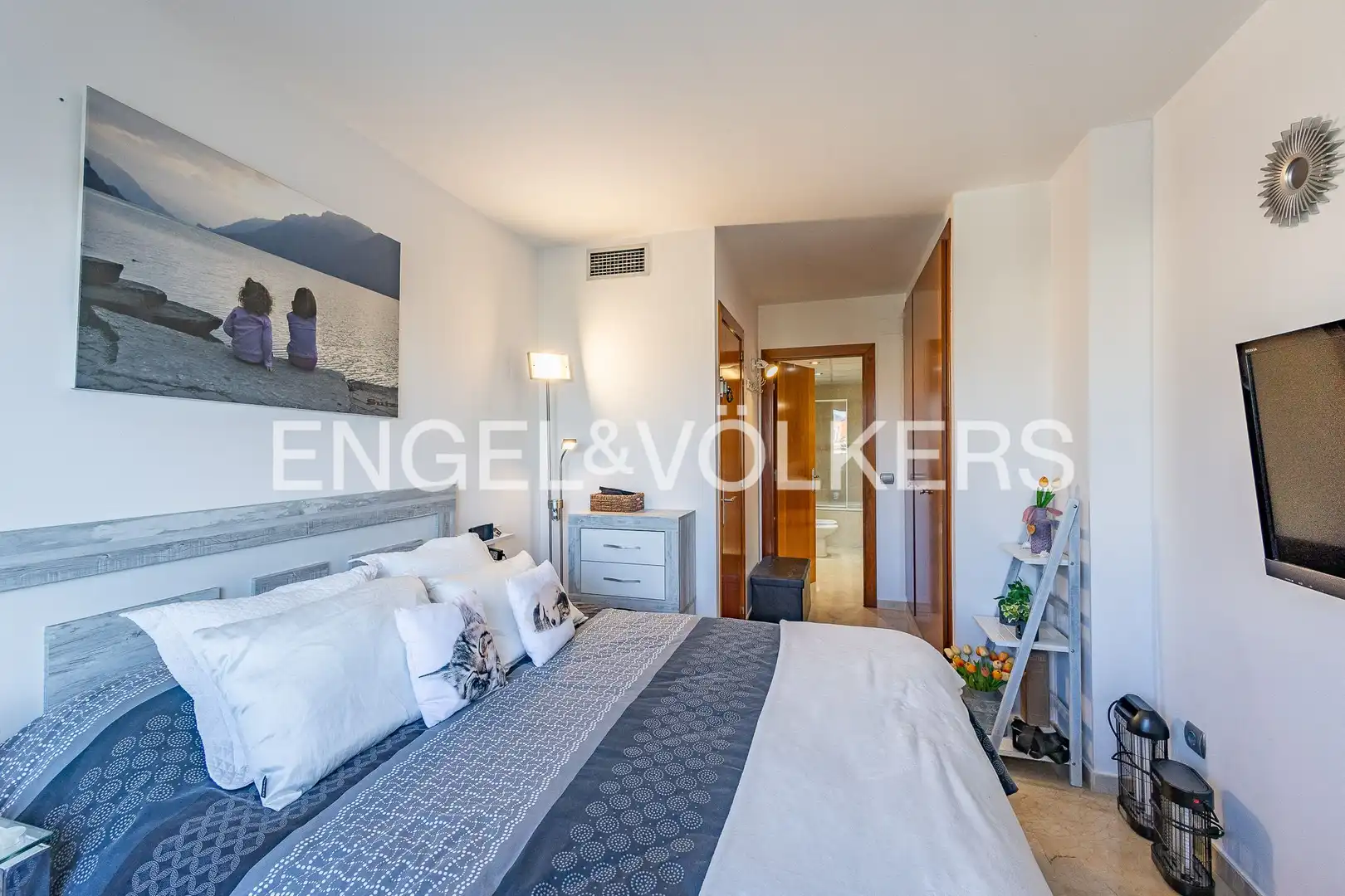 Bedroom of Attic for sale in Cubelles  with Air Conditioner, Heating and Private garden