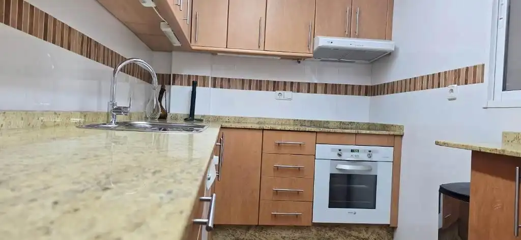 Cocina de Apartamento en venta en Mazarrón con Aire acondicionado y Balcón
