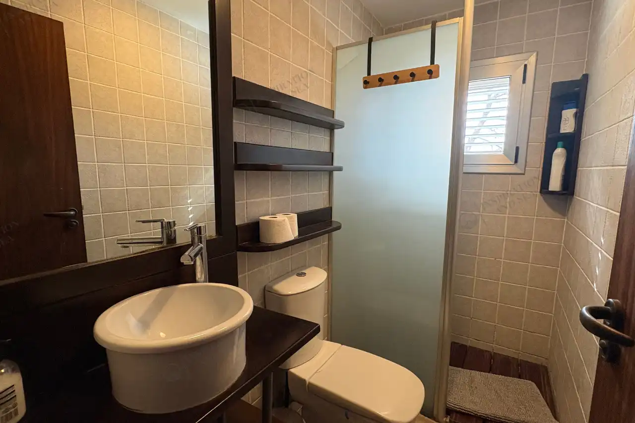 Bany de Casa o xalet de lloguer en Santa Eulària des Riu amb Aire condicionat, Jardí privat i Terrassa