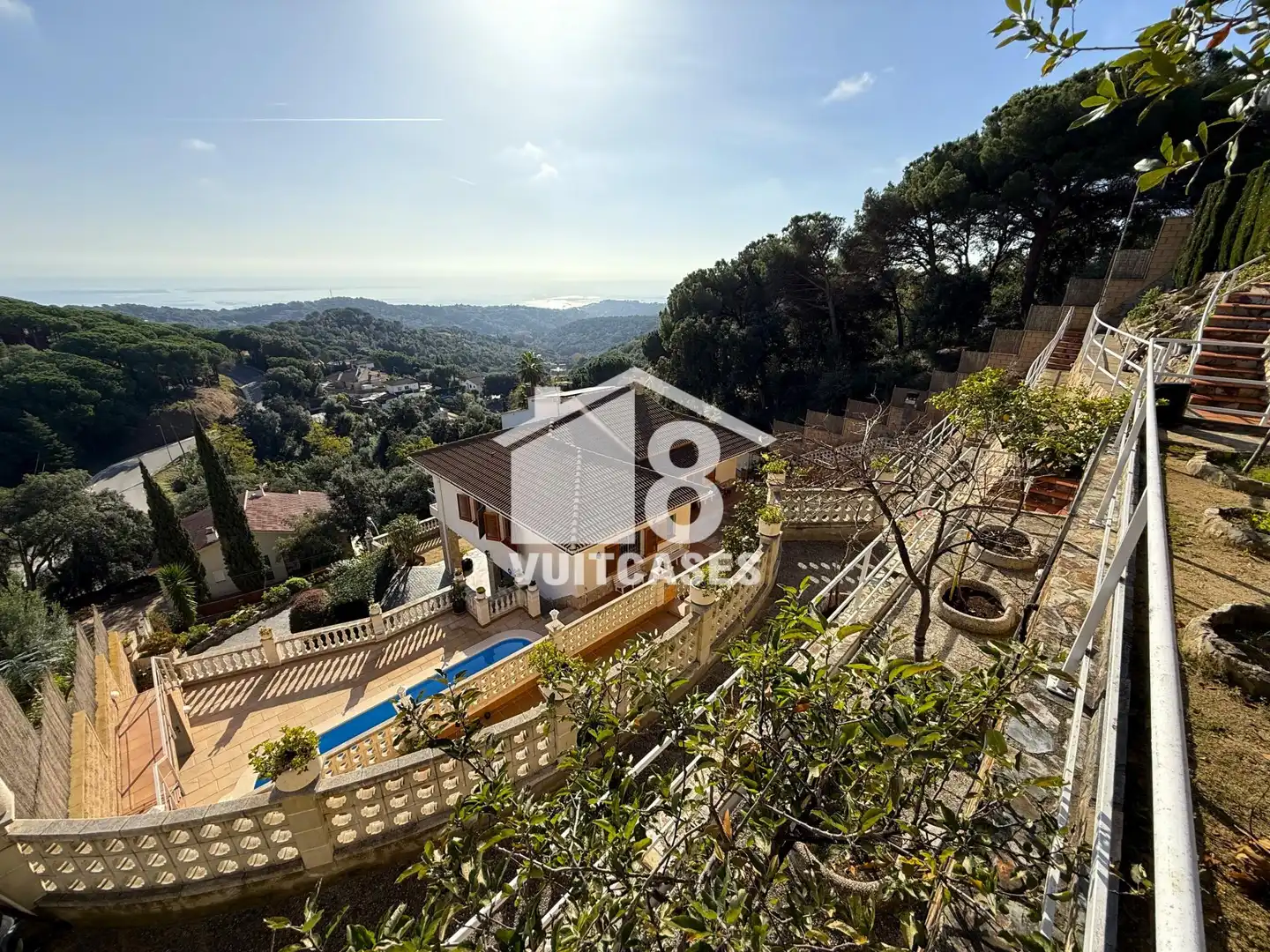 Vista exterior de Casa o xalet en venda en Arenys de Munt amb Calefacció, Terrassa i Traster
