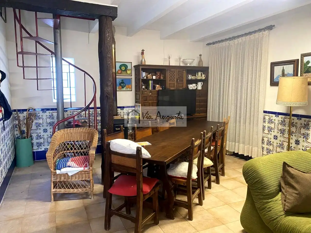 Comedor de Finca rústica en venta en Vandellòs i l'Hospitalet de l'Infant con Terraza, Trastero y Piscina