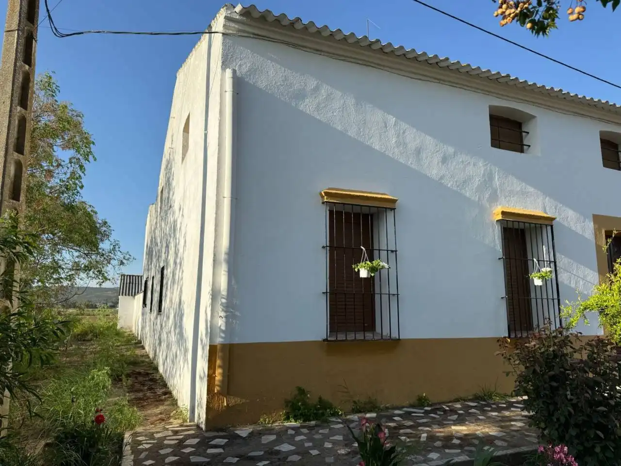 Exterior view of Houses for sale in Don Benito  with Private garden
