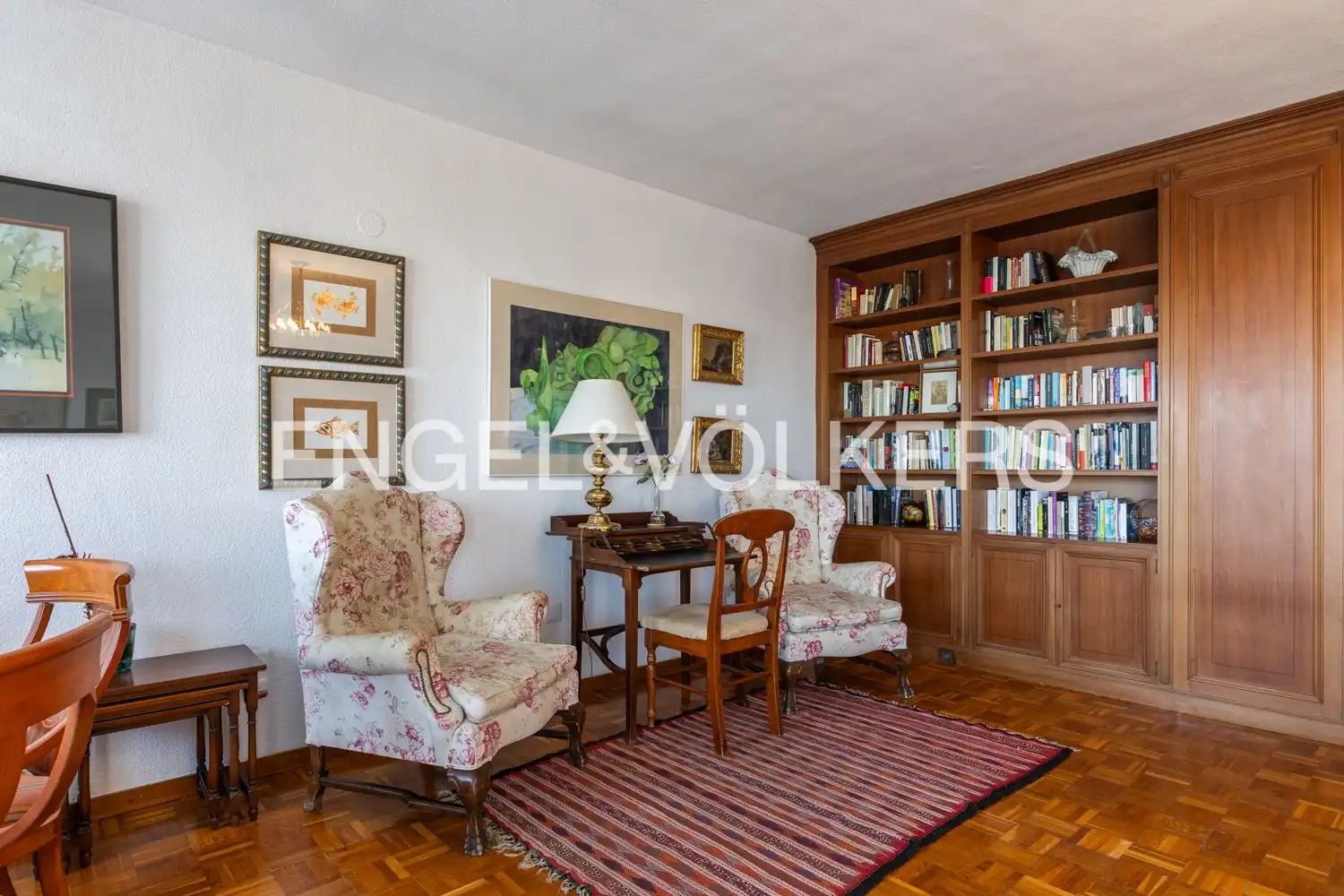 Living room of Flat for rent in Valencia  with Air Conditioner, Heating and Parquet flooring