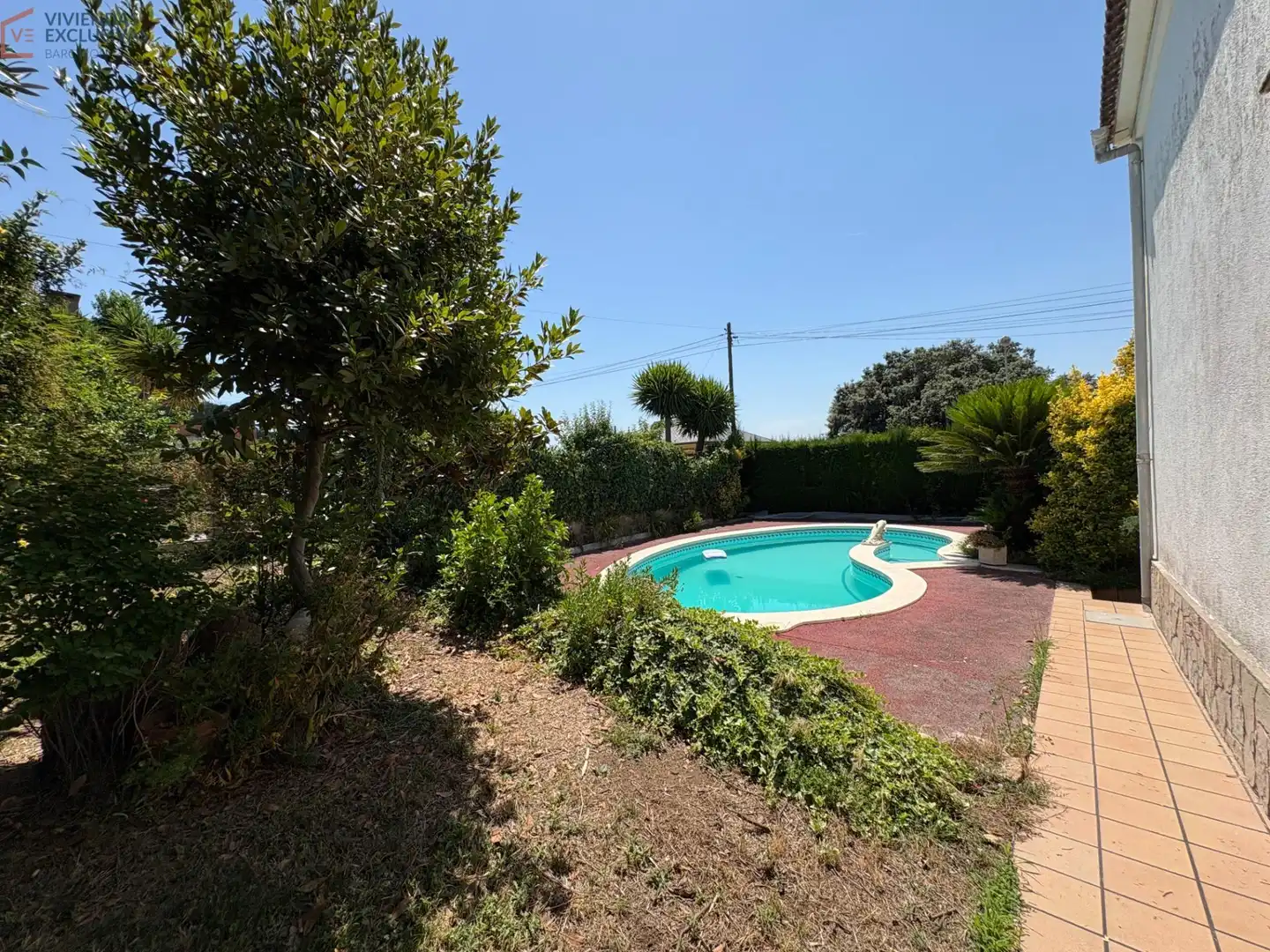 Piscina de Casa o xalet en venda en Caldes de Montbui amb Calefacció, Jardí privat i Terrassa