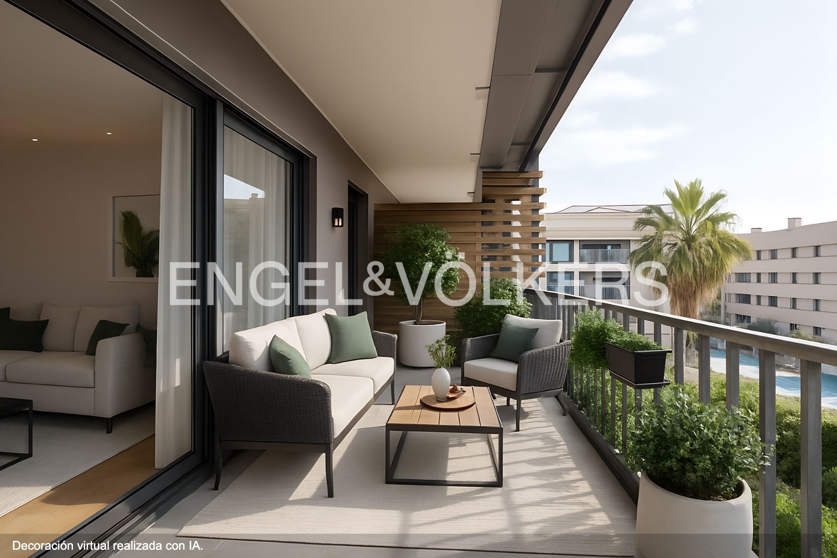 Terrassa de Apartament en venda en Sant Cugat del Vallès amb Calefacció