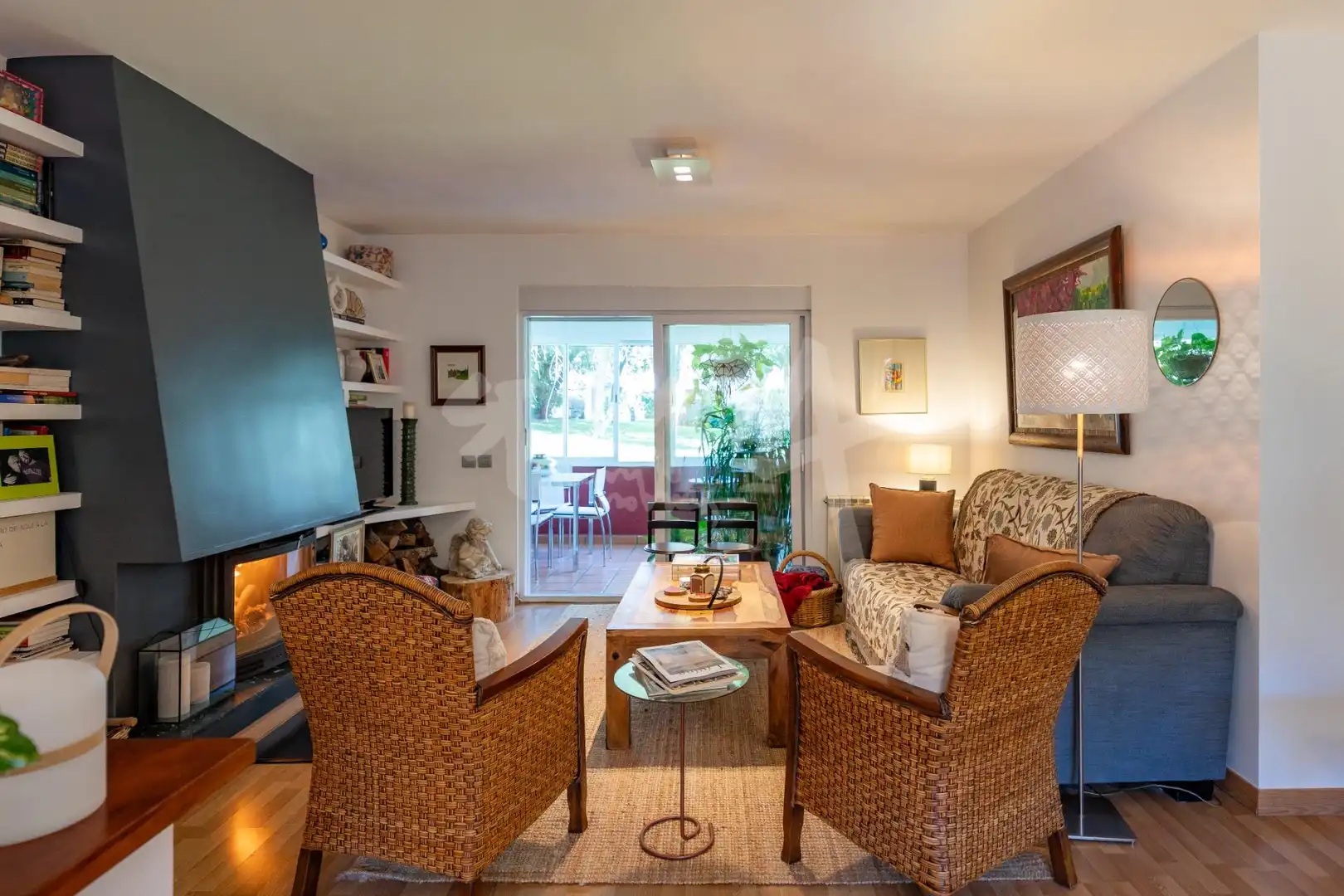 Sala de estar de Piso en venta en Majadahonda con Calefacción, Jardín privado y Terraza