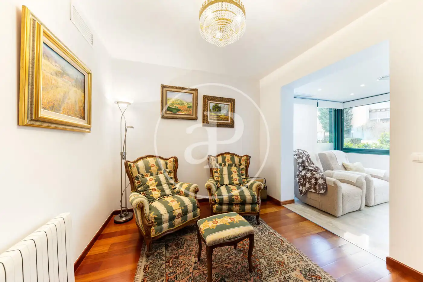 Wohnzimmer von Wohnung zum Verkauf in  Palma de Mallorca mit Klimaanlage, Heizung und Privatgarten