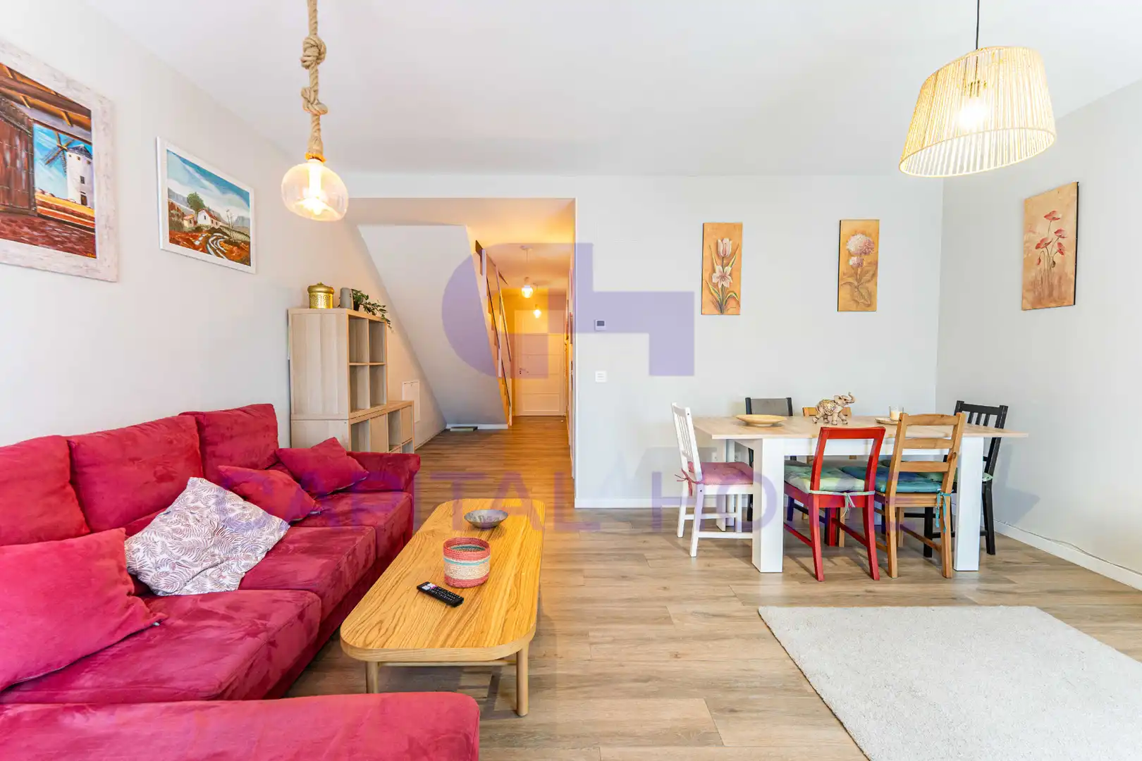 Sala de estar de Dúplex en venta en Navalcarnero con Calefacción, Trastero y Amueblado