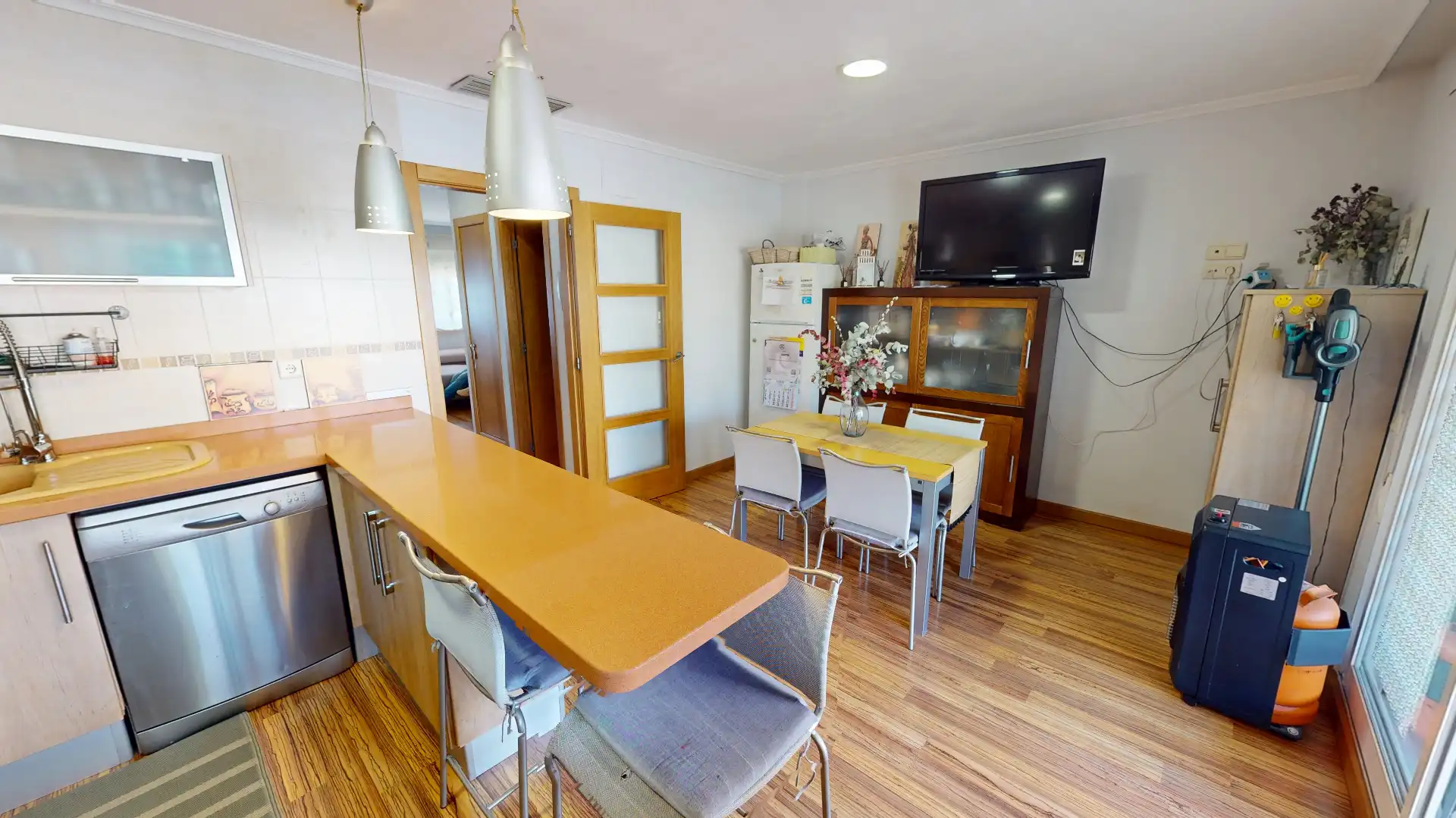 Cocina de Casa adosada en venta en Aspe con Aire acondicionado, Terraza y Amueblado