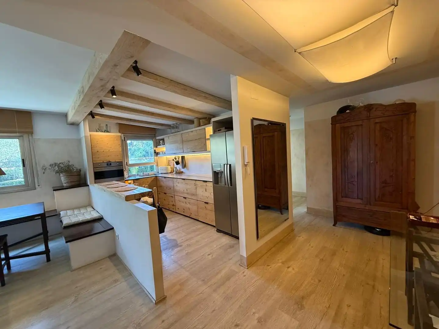 Kitchen of Flat for rent in Castell d'Aro, Platja d'Aro i s'Agaró  with Air Conditioner, Private garden and Terrace