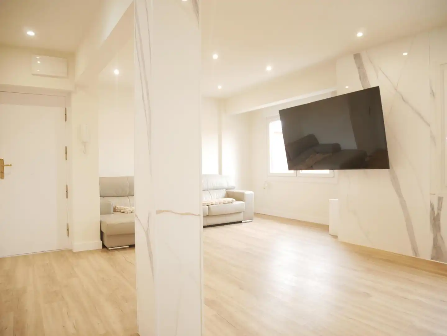 Sala de estar de Piso en venta en Basauri  con Amueblado