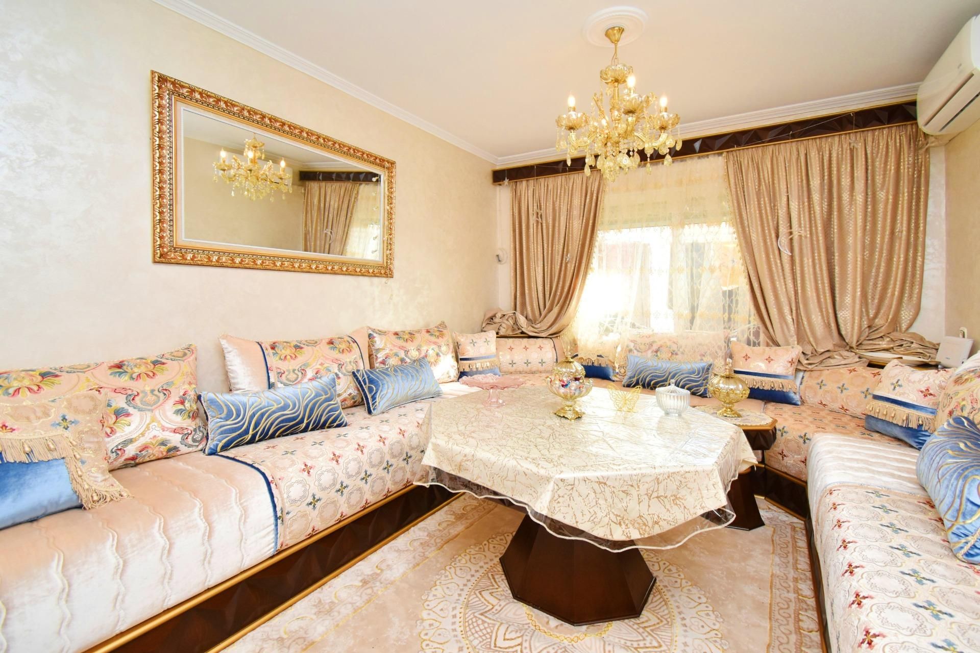 Living room of Flat for sale in El Ejido  with Air Conditioner, Parquet flooring and Furnished