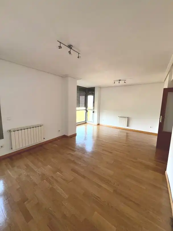 Living room of Flat for rent in Madrid  with Air Conditioner, Heating and Private garden
