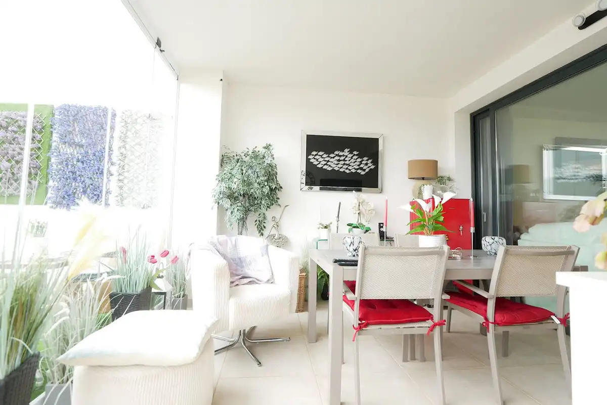 Esszimmer von Erdgeschoss zum Verkauf in Mijas mit Klimaanlage, Terrasse und Abstellraum