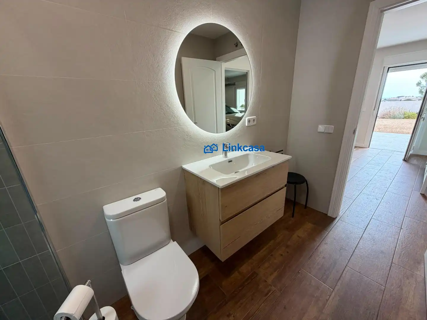 Baño de Casa o chalet en venta en Navas del Rey con Calefacción, Jardín privado y Terraza
