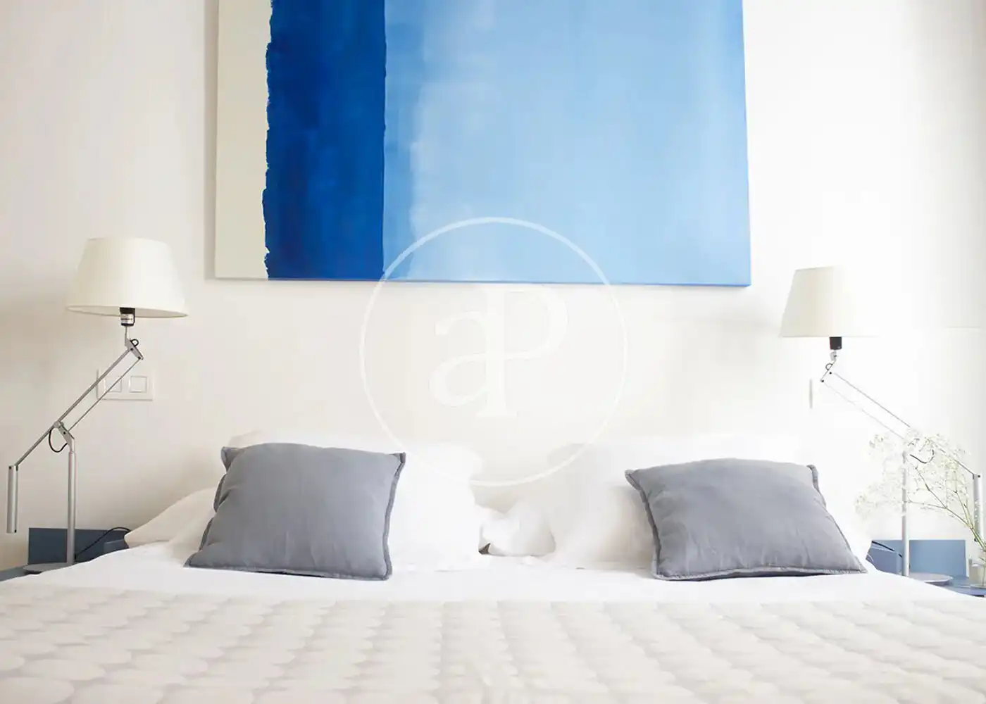 Bedroom of Flat for rent in Madrid  with Air Conditioner, Heating and Terrace